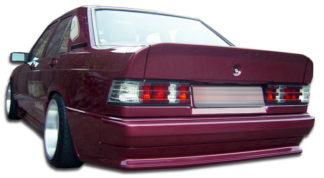 1984-1993 Mercedes 190 W201 Duraflex AMG Look Rear Bumper Cover - 1 Piece