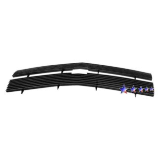 Black - Horizontal Billet Grille - 1992-1993 Chevy Blazer With Composite Headlights (With Corner Signal Lights)/1988-1993 Chevy C/K Pickup With Composite Headlights (With Corner Signal Lights) Not For 88-91 1Ton Crew Dually/1992-1993 Chevy Suburban With Composite Headlights (With Corner Signal Lights)