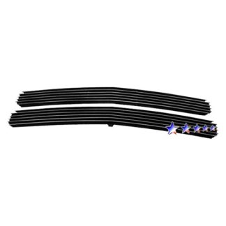 Black - Horizontal Billet Grille - 1994-1999 Chevy Blazer 1994-1999 Chevy Blazer  Not For S-10 (6 Bars)/1994-1999 Chevy C/K Pickup  Not For C2500 Single Light/1994-1999 Chevy Suburban  /1995-1999 Chevy Tahoe