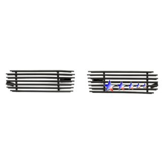 Black - Horizontal Billet Grille - 1999-2002 Chevy Silverado 1500 /2000-2006 Chevy Suburban Only For Z71 And With Round Fog Lamps/2000-2006 Chevy Tahoe Only For Z71 And With Round Fog Lamps