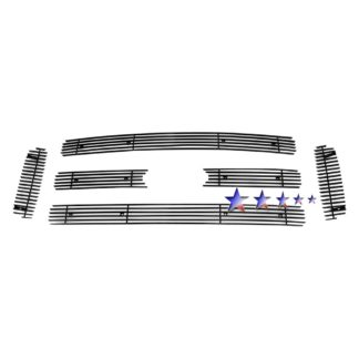 Black - Horizontal Billet Grille - 2005-2007 Ford F-550 Honeycomb Style Between Bars/2005-2007 Ford Excursion Honeycomb Style Between Bars/2005-2007 Ford F-250 Honeycomb Style Between Bars/2005-2007 Ford F-350 Honeycomb Style Between Bars/2005-2007 Ford F-450 Honeycomb Style Between Bars