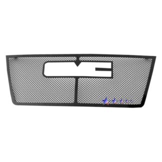 Black - 1.8mm Wire Mesh Grille - 2010-2015 GMC Terrain 1 PC With Logo Show