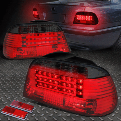 1995-2001 BMW E38 7-SERIES RED SMOKED LED TAIL LIGHTS