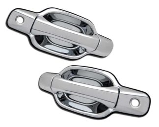 ABS Chrome Replacement Door Handle 2-Door 2-Keyhole 2006 - 2011 Isuzu I-Series-Pickup