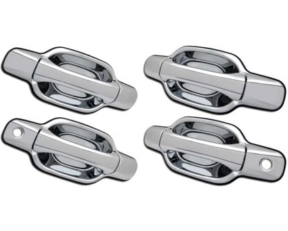 ABS Chrome Replacement Door Handle 4-Door 2-Keyhole 2006 - 2011 Isuzu I-Series-Pickup