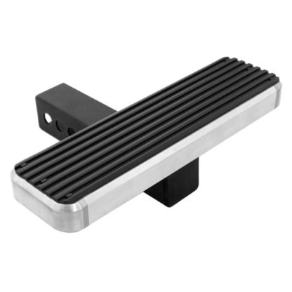 iStep Style 14 Inch Rear Hitch Step Hairline Finish for 2 Inch Receivers