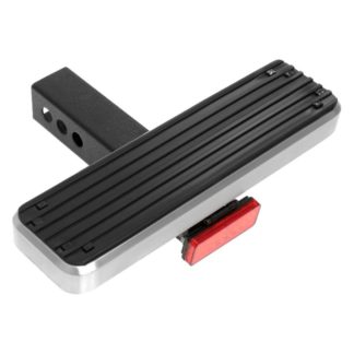 iStep Style 14 Inch Rear Hitch Step W/Brake light Hairline Finish for 2 Inch Receivers
