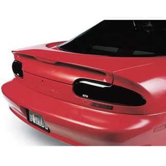 GT Styling Tail Light Cover; Blackouts; Solid; Smoke; Plastic; Set Of 2; 1993-2002 Chevy Camaro Z-28