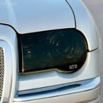 GT Styling Headlight Cover; Full Cover; Solid; Smoke; Plastic; Set Of 2; 2005-2010 Chrysler 300
