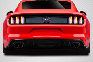 2015-2017 Ford Mustang Carbon Creations KT Style Rear Diffuser - 1 Piece
