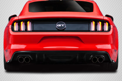 2015-2017 Ford Mustang Carbon Creations KT Style Rear Diffuser - 1 Piece