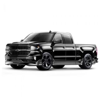 Air Design Silverado Street Series 2016-2018 Ground Effects Kit Crew Cab Std. Box (Rounded Tips)  - Glossy Black Gba