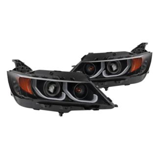 Chevy Impala 14-19 Projector Headlights - Low Beam-H9(Included) ; High Beam-H9(Included) ; Signal-7440NA(Included) - Black