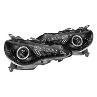 Subaru BRZ 12-19 (Xenon model only) / 12-19 FRS (Xenon model only) Projector Headlights- DRL LED - Black
