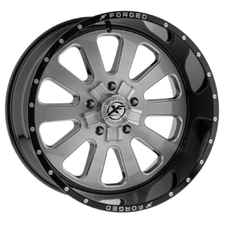XF Forged Off-Road Wheel | Model XF-302 Brushed Gloss Black Lip