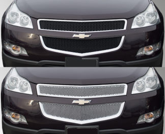 2009-2012 Chevrolet Traverse LS/LT/LTZ  2PC Chrome Overlay Grille
