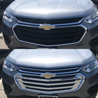 2018-2020 Chevrolet Traverse  3PC Chrome  Overlay Grille