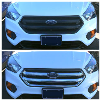 2017-2019 Ford Escape  1PC Chrome OEM Look Overlay Grille