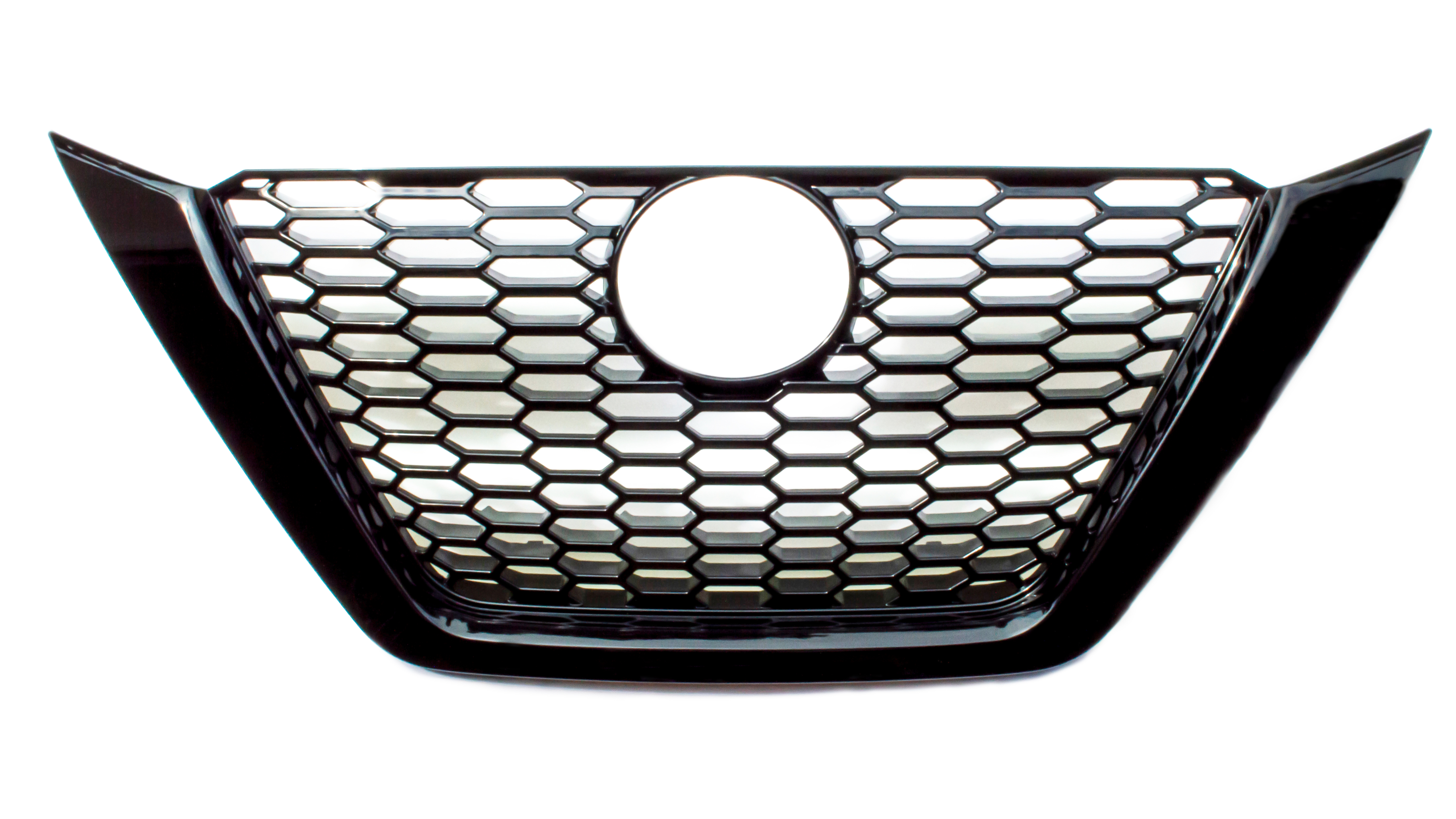 Chrome & Black Front Grille Grill NEW for 07-09 Nissan Altima