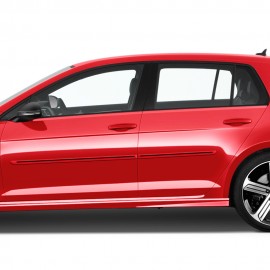VW Golf /GTI               4-Dr PAINTED BODY MOLDING w/COLOR INSERT