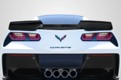 2014-2019 Chevrolet Corvette C7 Carbon Creations Wickerbill Rear Wing Spoiler - 3 Piece