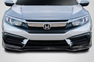 2016-2020 Honda Civic 2DR 4DR Carbon Creations Type M Front Lip Under Spoiler – 1 Piece
