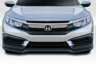 2016-2020 Honda Civic 2DR 4DR Duraflex Type M Front Lip Under Spoiler – 1 Piece