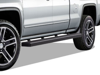 iStep Wheel To Wheel 6 Inch Running Boards | 2007-2018 Chevy/GMC Silverado/Sierra 1500 Extended Cab/Double Cab 6.5 ft Bed (Incl. 2019 Silverado 1500 LD & 2019 Sierra 1500 Limited) 2007-2019 Chevy/GMC Silverado/Sierra 2500 HD/3500 HD Extended Cab/Double Cab 6.5ft Bed (Incl. Diesel models with DEF tanks)|Not For 07 Classic Model (Black) – Pair
