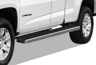 iStep Wheel To Wheel 6 Inch Running Boards | 2015-2020 Chevy Colorado Crew Cab 2015-2020 GMC Canyon Crew Cab 6 ft Bed (Hairline) – Pair