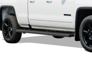 iStep Wheel To Wheel 6 Inch Running Boards | 2019-2020 Chevy Silverado 1500 Extended Cab/ Double Cab/2019-2020 GMC Sierra 1500 Extended Cab/ Double Cab/2020 Chevy Silverado 2500/3500 Extended Cab/ Double Cab/2020 GMC Sierra 2500/3500 Extended Cab/ Double Cab|Incl. Diesel models with DEF tanks|Excl. 2019 Silverado 1500 LD & 2019 Sierra 1500 Limited. 6.5 ft Bed (Black) – Pair