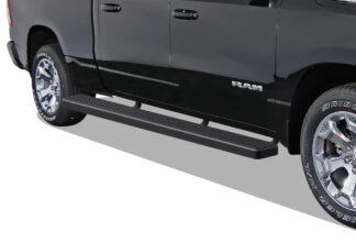iStep Wheel To Wheel 6 Inch Running Boards | 2019-2020 Ram 1500 Crew Cab (Excl. 2019 Ram 1500 Clasic)For6.5ft Bed (Black) – Pair