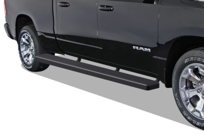 iStep Wheel To Wheel 6 Inch Running Boards | 2019-2020 Ram 1500 Crew Cab (Excl. 2019 Ram 1500 Clasic)For6.5ft Bed (Black) - Pair