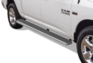 iStep Wheel To Wheel 6 Inch Running Boards | 2009-2018 Dodge Ram 1500 Crew Cab 5.5 ft Bed (Incl. 2019 Ram 1500 Classic) 2010-2020 Dodge Ram 2500/3500/4500/5500 Crew Cab 5.5 ft Bed (Hairline) - Pair