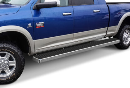 iStep Wheel To Wheel 6 Inch Running Boards | 2010-2019 Dodge Ram 2500/3500 Mega Cab 5.5 ft Bed (Hairline) - Pair