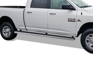 iStep Wheel To Wheel 5 Inch Running Boards | 2009-2018 Dodge Ram 1500 Crew Cab 6.5 ft Bed (Incl. 2019 Ram 1500 Classic) 2010-2020 Dodge Ram 2500/3500/4500/5500 Crew Cab 6.5 ft Bed (Hairline) - Pair