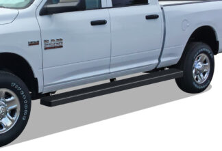 iStep Wheel To Wheel 5 Inch Running Boards | 2009-2018 Dodge Ram 1500 Crew Cab 6.5 ft Bed (Incl. 2019 Ram 1500 Classic) 2010-2020 Dodge Ram 2500/3500/4500/5500 Crew Cab 6.5 ft Bed (Black) – Pair