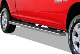 iStep Wheel To Wheel 5 Inch Running Boards | 2010-2019 Dodge Ram 2500/3500 Mega Cab 6.5 ft Bed (Hairline) – Pair