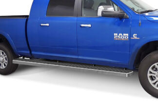iStep Wheel To Wheel 5 Inch Running Boards | 2010-2019 Dodge Ram 2500/3500 Mega Cab 5.5 ft Bed (Hairline) - Pair