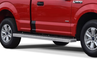 iStep Wheel To Wheel 6 Inch Running Boards | 2015-2020 Ford F-150 Regular Cab 6.5 ft Bed 2017-2020 Ford F-250/F-350 Regular Cab 6.5 ft Bed (Hairline) – Pair
