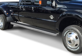 iStep Wheel To Wheel 6 Inch Running Boards | 1999-2016 Ford F-250/F-350/F-450/F-550 Super Duty Crew Cab 5.5 ft Bed (Hairline) – Pair