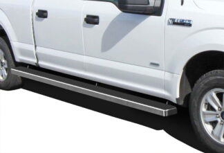 iStep Wheel To Wheel 5 Inch Running Boards | 2015-2020 Ford F-150 SuperCrew Cab 2017-2020 Ford F-250/F-350/F-450/F-550 SuperCrew Cab 6.5 ft Bed (Hairline) – Pair