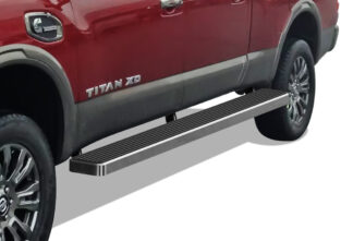 iStep Wheel To Wheel 6 Inch Running Boards | 2004-2020 Nissan Titan Crew Cab 6.5 ft Bed (Exl. 2016 Models) 2016-2020 Nissan Titan XD Crew Cab 6.5 ft Bed (Hairline) - Pair