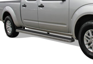 iStep Wheel To Wheel 6 Inch Running Boards | 2005-2020 Nissan Frontier Crew Cab 6 ft Bed (Hairline) - Pair