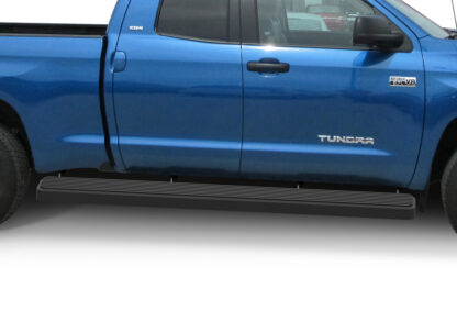 iStep Wheel To Wheel 6 Inch Running Boards | 2007-2020 Toyota Tundra Double Cab 6.5 ft Bed 2007-2020 Toyota Tundra CrewMax Cab 6.5 ft Bed (Black) - Pair
