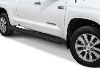iStep Wheel To Wheel 6 Inch Running Boards | 2007-2020 Toyota Tundra Double Cab 5.5 ft Bed 2007-2020 Toyota Tundra CrewMax Cab 5.5 ft Bed (Black) - Pair
