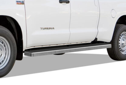 iStep Wheel To Wheel 5 Inch Running Boards | 2007-2020 Toyota Tundra Double Cab 6.5 ft Bed 2007-2020 Toyota Tundra CrewMax Cab 6.5 ft Bed (Hairline) - Pair