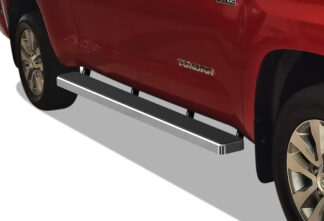 iStep Wheel To Wheel 5 Inch Running Boards | 2007-2020 Toyota Tundra Double Cab 5.5 ft Bed 2007-2020 Toyota Tundra CrewMax Cab 5.5 ft Bed (Hairline) - Pair
