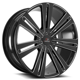 Cavallo Wheels | CLV-16 Gloss Black Milled