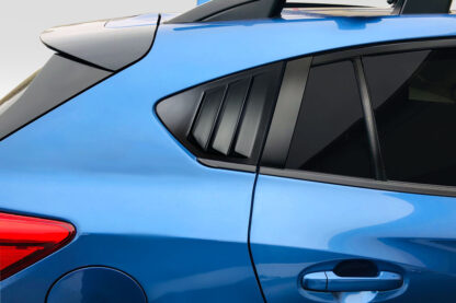 2018-2021 Subaru XV Crosstrek Duraflex Fennec Outdoors Edition Rear Window Scoops - 2 Piece