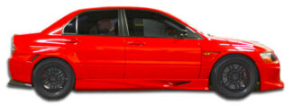2003-2006 Mitsubishi Lancer Evolution 8 9 Duraflex VT-X Wide Body Side Skirts Rocker Panels - 2 Piece